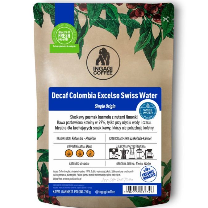 Kawa Decaf Colombia Excelso Swiss Water