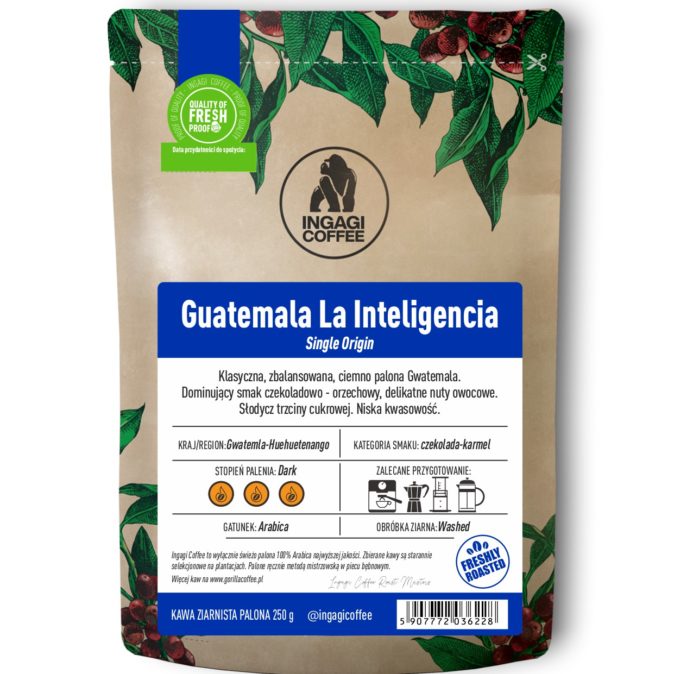 kawa ziarnista z gwatemali