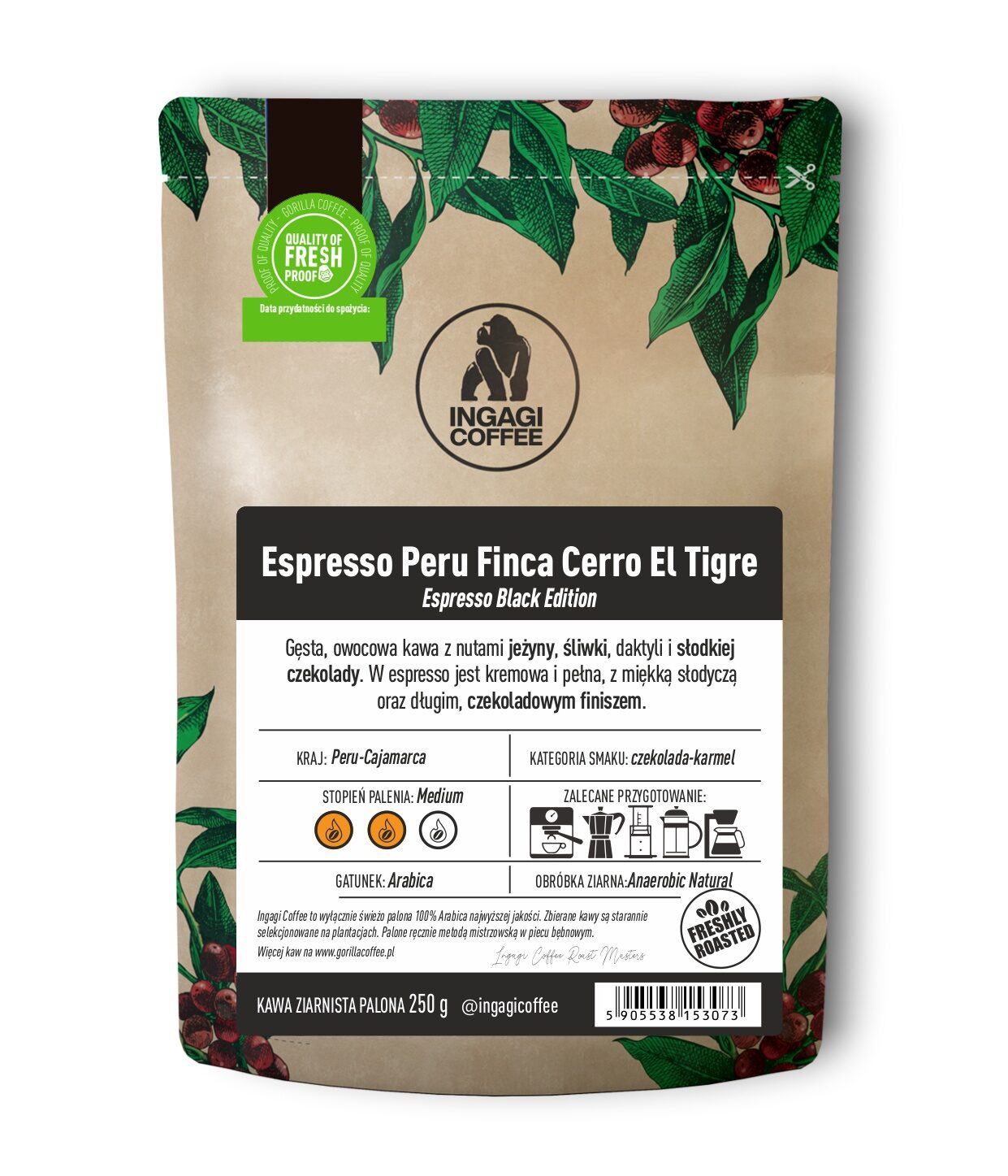 Black Espresso Peru Finca Cerro El Tigre