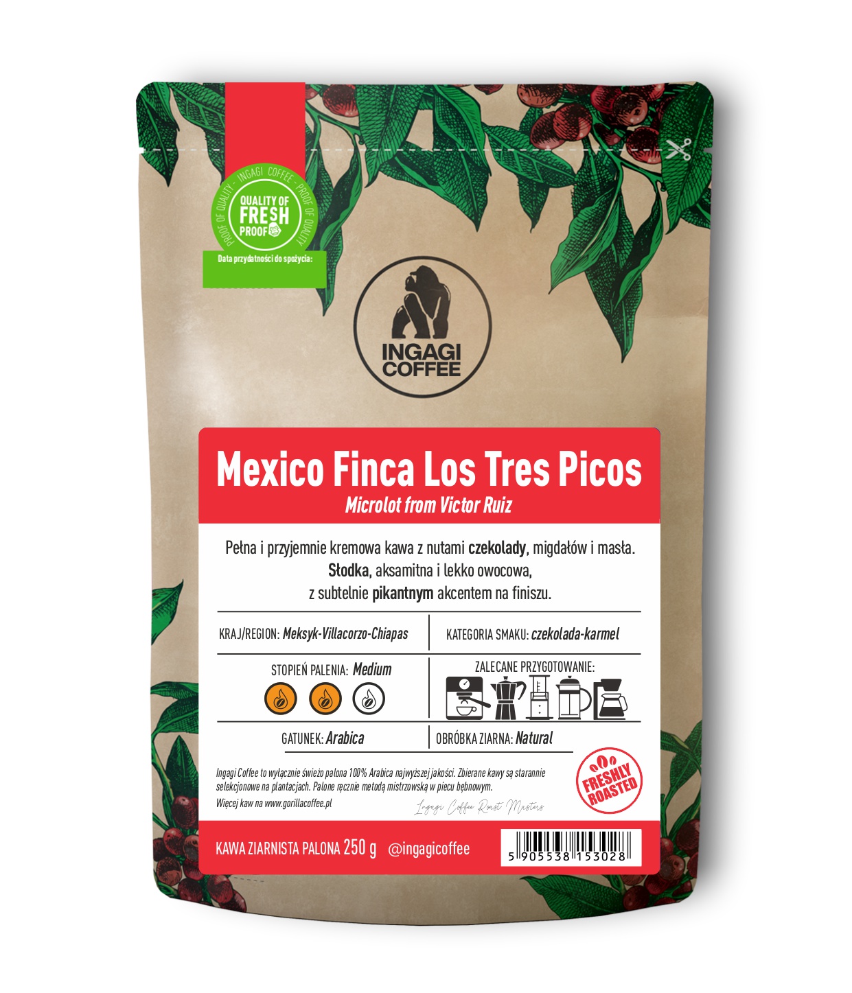 Kawa z Meksyku Finca Los Tres Picos